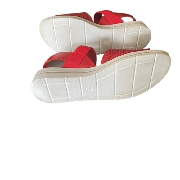 Spring Step Red Travel Flat Sandal 40 - Picture 7 of 7